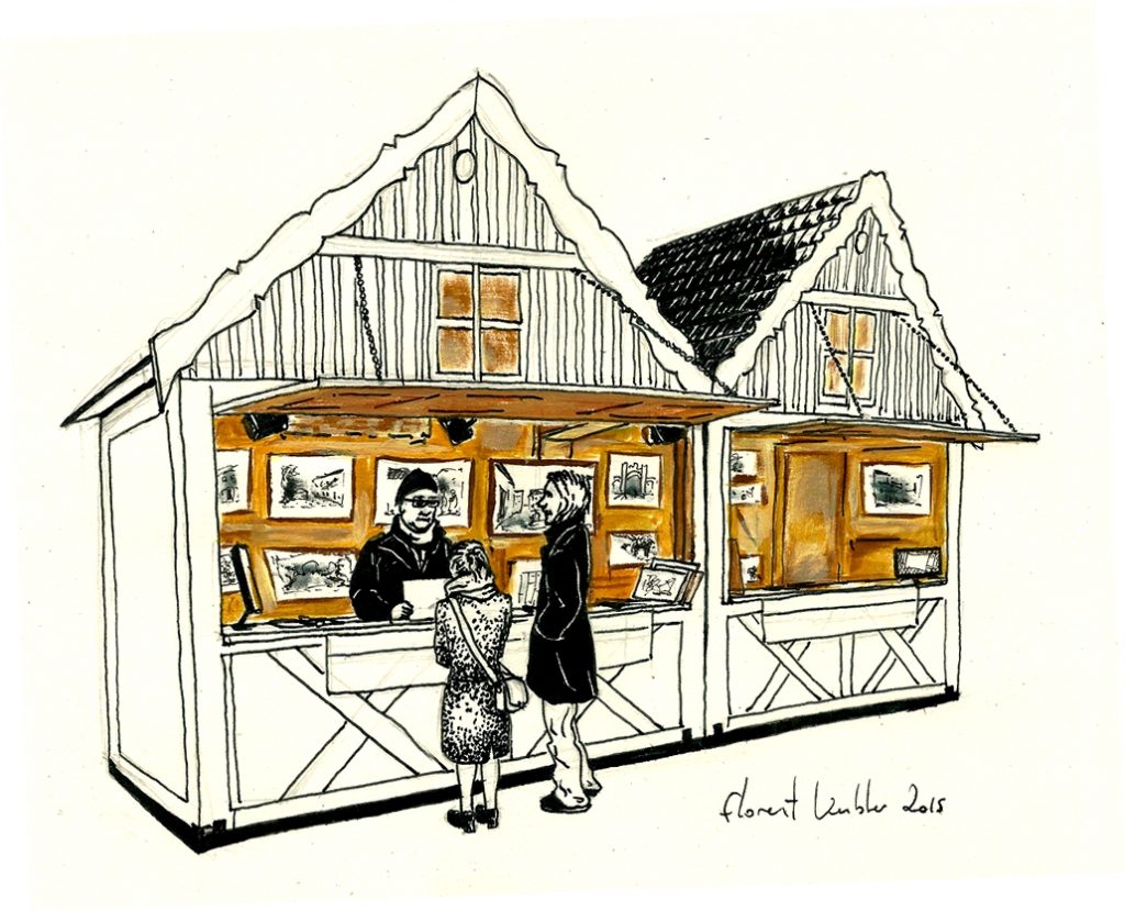 Chalet marché de Noêl